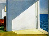 Edward Hopper Canvas Paintings - Rooms by the sea
